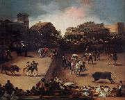 Francisco de goya y Lucientes The Bullifight Spain oil painting artist